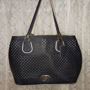 Authentic COACH Purse Navy Blue